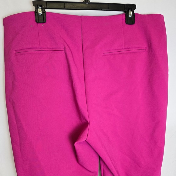 Rachel Zoe High-Rise Pleated Stretch Dress Pants, Pink, Business Barbiecore, 18 - Picture 5 of 9